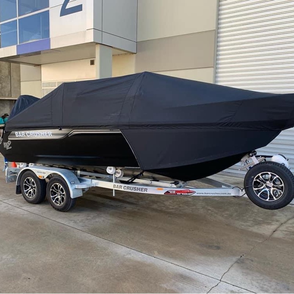 Black Boat Cover
